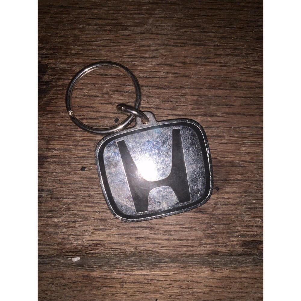 Honda Civic Keychain Honda Key Chain Silver & Black